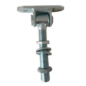 M20 Adjustable Wood Fence Gate Hinge Hardware With Long Bolt Nut White SGS IOS