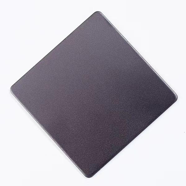 Quality 201 Rectangular Colored Stainless Steel Sheet Plate Sandblasted Titanium wholesale