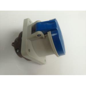 Flush Mounted Industrial Plug Sockets IP44 Rain Resistance Material