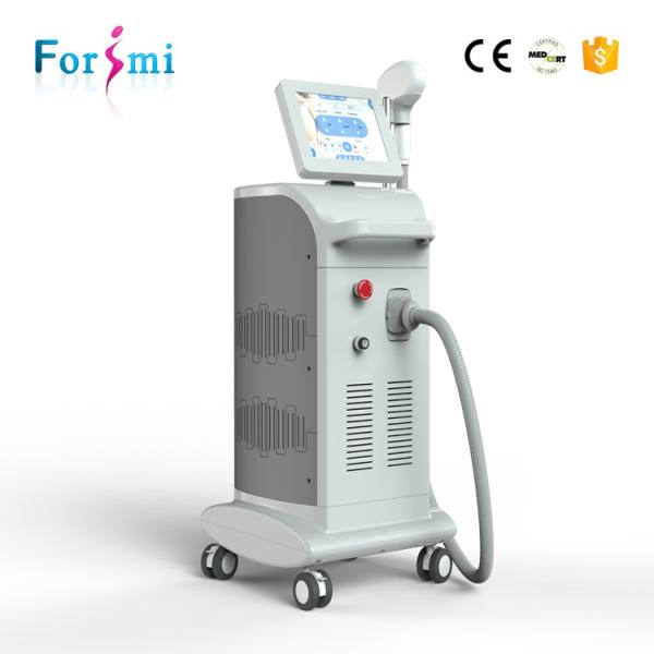 Painfree hair removal 755 808 1064 triple wavelength diode laser with ice cooling system