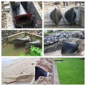 EPDM Check Valve Seated For Round Sewage Discharge Rainwater Flood Control Pipe