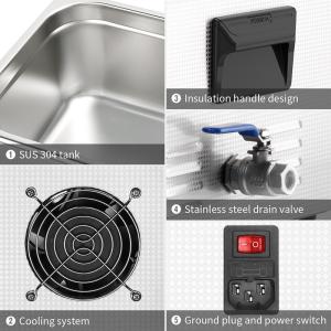 Tabletop CE FCC Ultrasonic Cleaning Machine 10L 2.6 Gallon