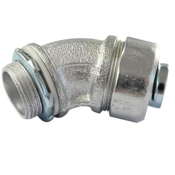 Quality Durable Malleable Iron Conduit Fittings , 45 Degree Conduit Fitting Firm Structure wholesale