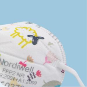 Children'S FFP2 Protective Mask Valveless Disposable Earloop Mask