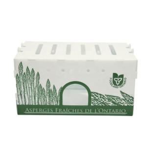 Correx Ginger Corrugated Plastic Packaging Boxes Hollow Material