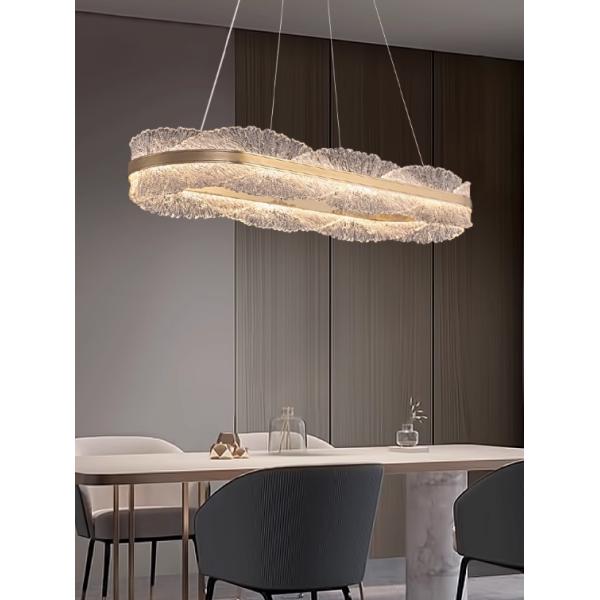 Gold Modern French Design Living Room Light Ambient Lighting Designer Choice led Chandelier