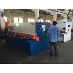 Swing Beam Sheet Metal Shearing Machine CNC System 6 Mm Cutting Thickness