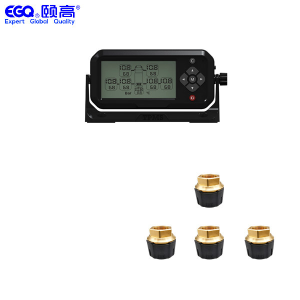 Quality OTR Sensors RV Tire Pressure Monitoring System 200 Psi 2 Wheels Car TPMS System wholesale