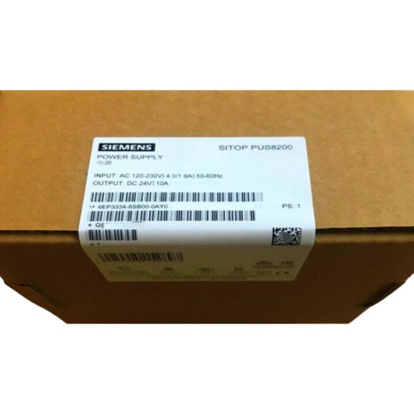 SIEMENS 6EP3334-8SB00-0AY0 SITOP PSU8200 24 V/10 A STABILIZED POWER SUPPLY INPUT