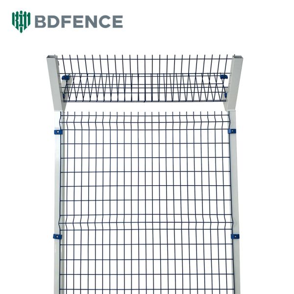 3000mm Airport Curvy Welded Wire Mesh Panel Easily Assembled Garden Boundary Wall Security Iron Fencing