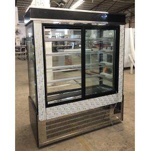 1.8m Bakery Glass Showcase With Optional Led Lighting Bottom Mount Type