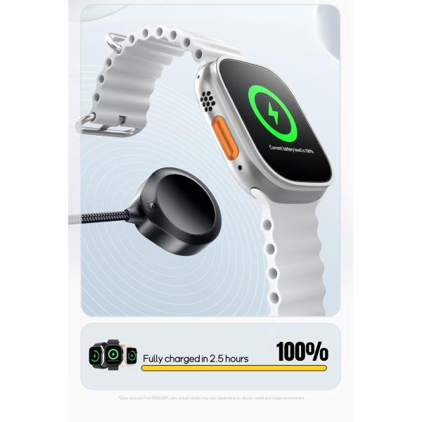 ESSAGER ES-X66 Series 100W USB C to USB C+L+Wireless Watch Charger 3 in 1 Cable