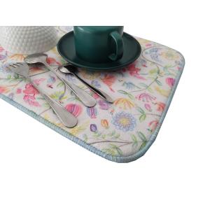 Reusable Washable Dish Drying Mat Microfiber Dish Drying Pad