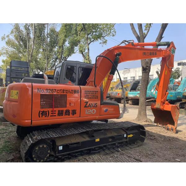 Original Japan Used Hitachi ZX120 Crawler Excavator In Good Condition