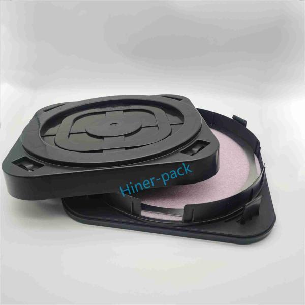 Horizontal 12 Inch Wafer Carrier Box Shipper Black Used In Wafer Fab SGS