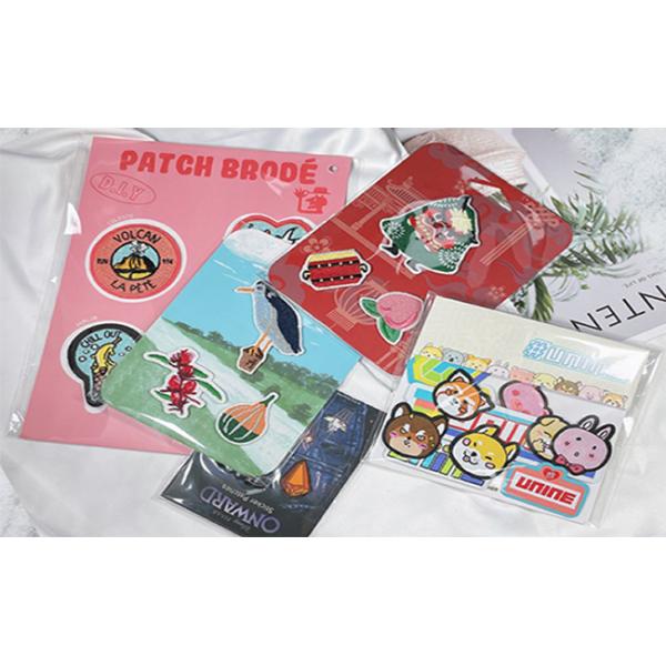Self Adhesive Personalised Woven Patch High Density Embroidery Badge Patch