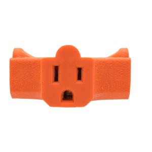 SDK Network 15-amp Adapter 3 Grounding 1 to 3 Outlets Heavy Duty Nema 5-15p to