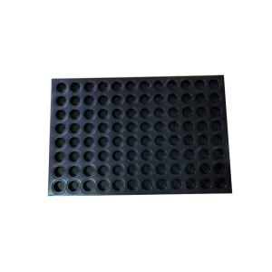 RK Bakeware China Foodservice NSF 24 Cup 5 Oz. Glazed Aluminized Steel Jumbo