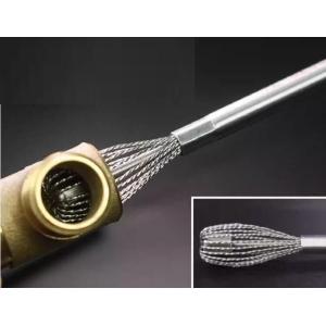 Cross Hole Power Deburring Tool Oval Head Drilling Brush Knotted