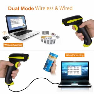 2d Android Wireless Usb Barcode Scanner For Supermarket / Warehouse