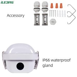 5- 4FT Led Vapot Tight Linear Tri-proof Storage Light Fixture Housing for