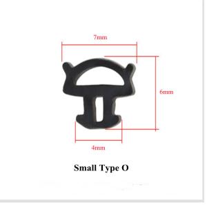 Smooth EPDM Rubber Seal UPVC Door And Window Seal L D P Shape