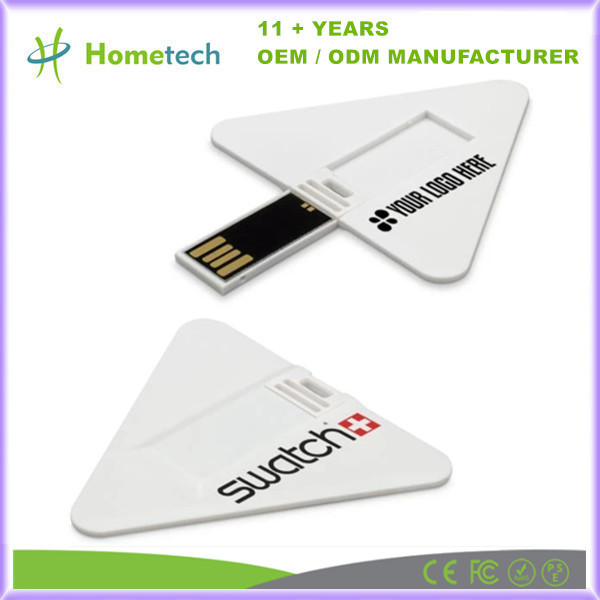 Custom Logo Credit Card USB Flash Drive 1GB-32GB Capacity Plastic Stick Style