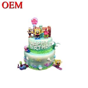 Customized Japan Classic Characters Birthday Cake Topper Set Oem Action Figure