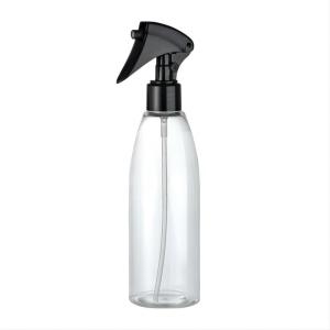 Design Plastic Bullet Shape 120ml 250ml PET Bottles with Trigger Sprayers and
