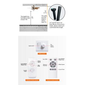 Modern Decorative 4100k Crystal Ceiling Fan With Light Remote Control Invisible