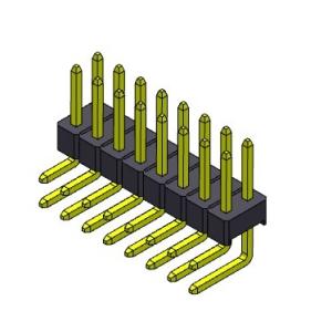 Pin Header Connector 2.54mm Single Row R/A TYPE 2*2PIN To 2*40PIN H=2.54MM