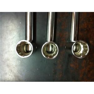 Bi-Head Adjustable Wrench Scaffolding Swingover Spanner Chrome Finish