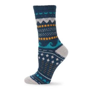 China Custom logo, design plush fleece in ultra-soft patterned socks on sale