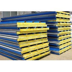 China 0.3 - 0.6mm Cold Room Panels , Easy Installation Metal Sandwich Panel Roof on sale