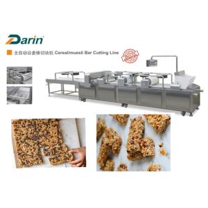 Automatic Stainless Steel Cereal Bar Making Machine Rectangle Snacks Shape