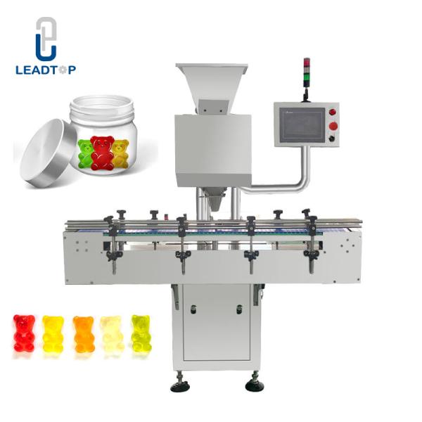 10-500ml Square Plastic Bottle Tablet Counting Machine with 15 Capacity