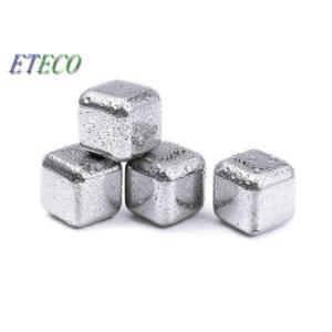 Mirror Polish Wine Cooling Stainless Steel Ice Cubes Unbreakable Sturdy