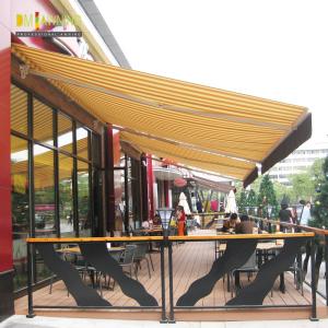 Aluminium high quality commercial semi cassette awning