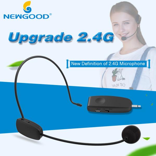 Quality Handheld Headset 2 in 1 2.4G Wireless Microphone Speech Headset Megaphone Mic for Loudspeaker Teach Meeting Tour Guide wholesale