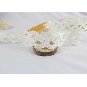 China Crochet Water Soluble Cotton Lace Trim Edging For Appreal 3.5 cm Width Indian Style on sale