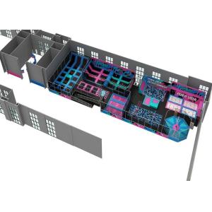 Free Jump Big Trampoline Park Play Ground Sky Stepper Ninja Course