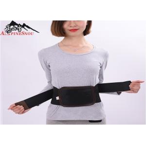 Leather Lumbar Belt / Waist Support Lower Back Brace For Back Spine Pain Relief