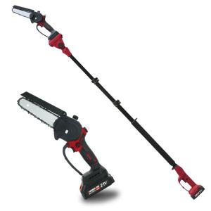 6inch Long Reach Chainsaws Cordless Electric Convertible Pole Chain Saw Battery