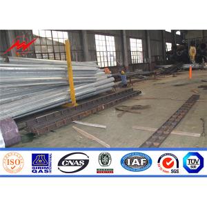 China 16M High Tension Electric Galvanized Steel Pole Transmission Line Tower Utility Poles on sale