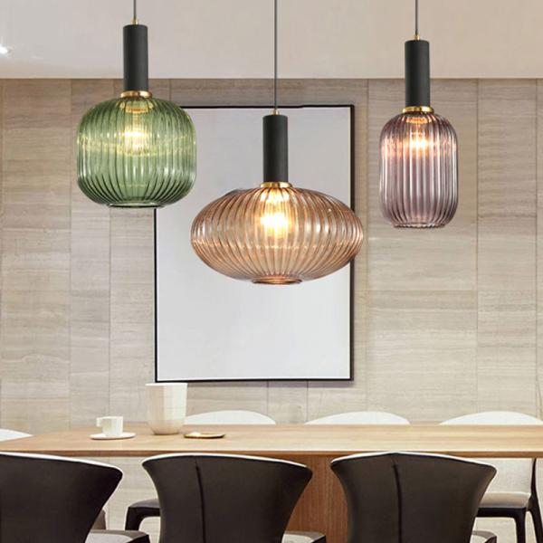 Quality Modern Pendant Lights Gray Glass Led Nordic Restaurant Hanging Lighting(WH-GP-42) wholesale
