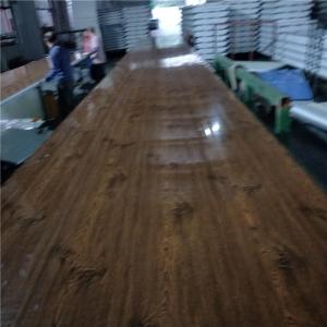 50mm wood grain steel sheet eps sandwich panel boards with 12kg for prefab house