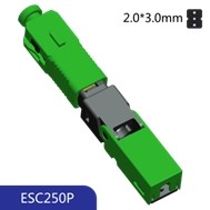 Quality 50N Tensile FTTH 3.0mm SC APC Embedded Fiber Quick Connector wholesale