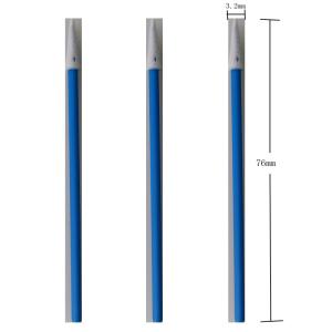 76mm Plastic Stick Micro Pointed Foam Cleaning Swabs For Cleanroom