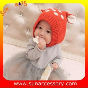 AK17022 Sun Accessory customized wholesale baby kids knitted beanie caps and