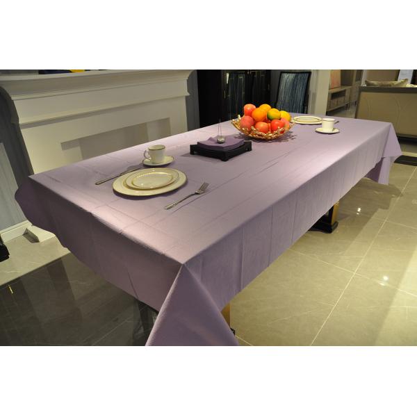 Quality Lavender CMYK 137x183cm 3ply Disposable Paper Tablecloths For Weddings wholesale
